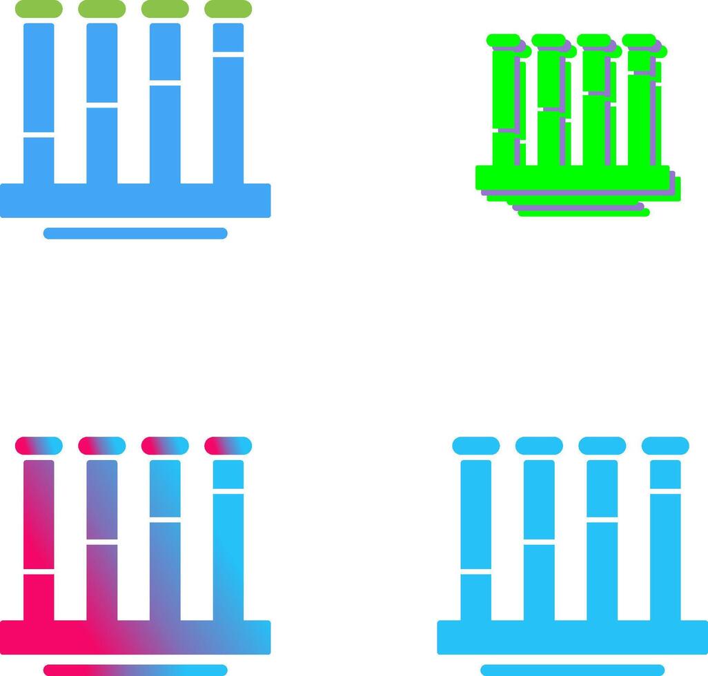 Communicating Vessels Icon Design vector