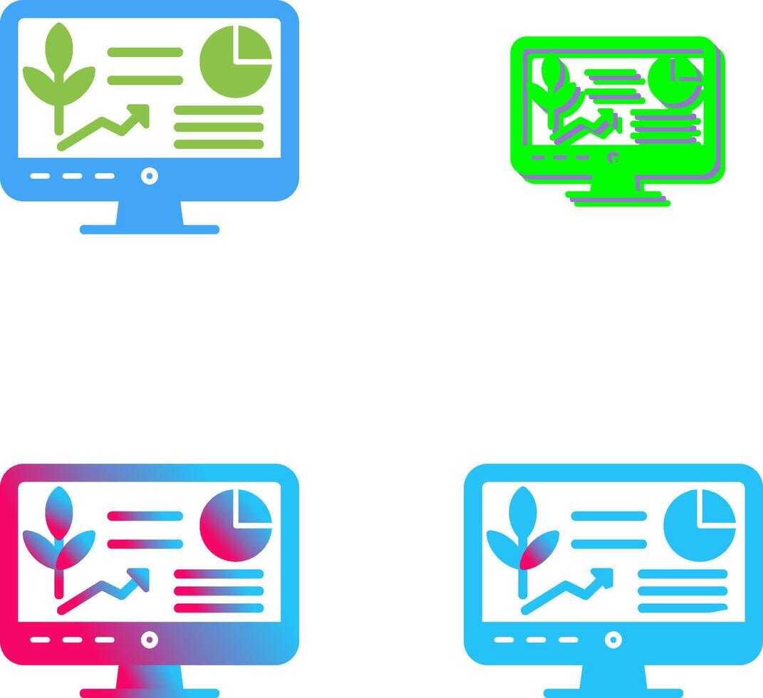 Computer Icon Design vector