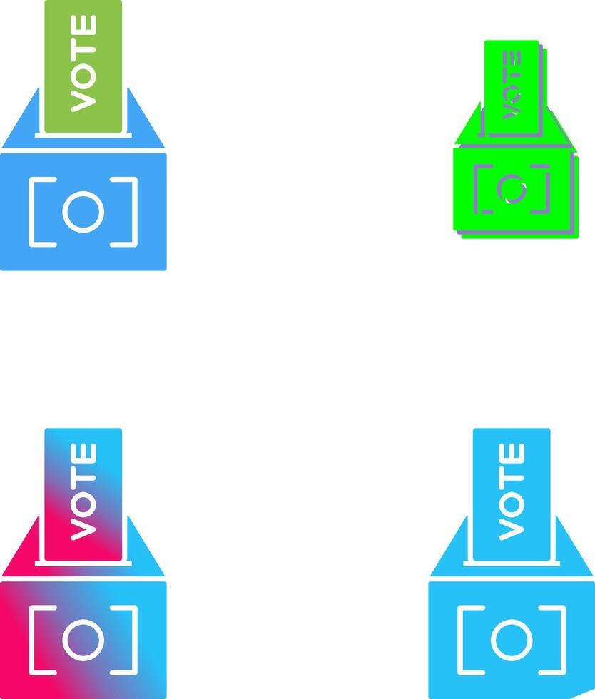 Vote Icon Design vector