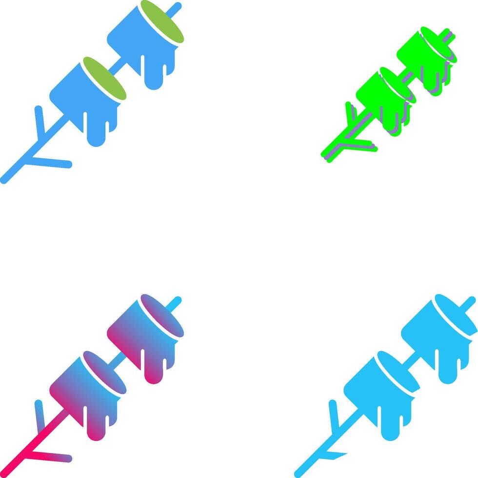 Marshmallows Icon Design vector