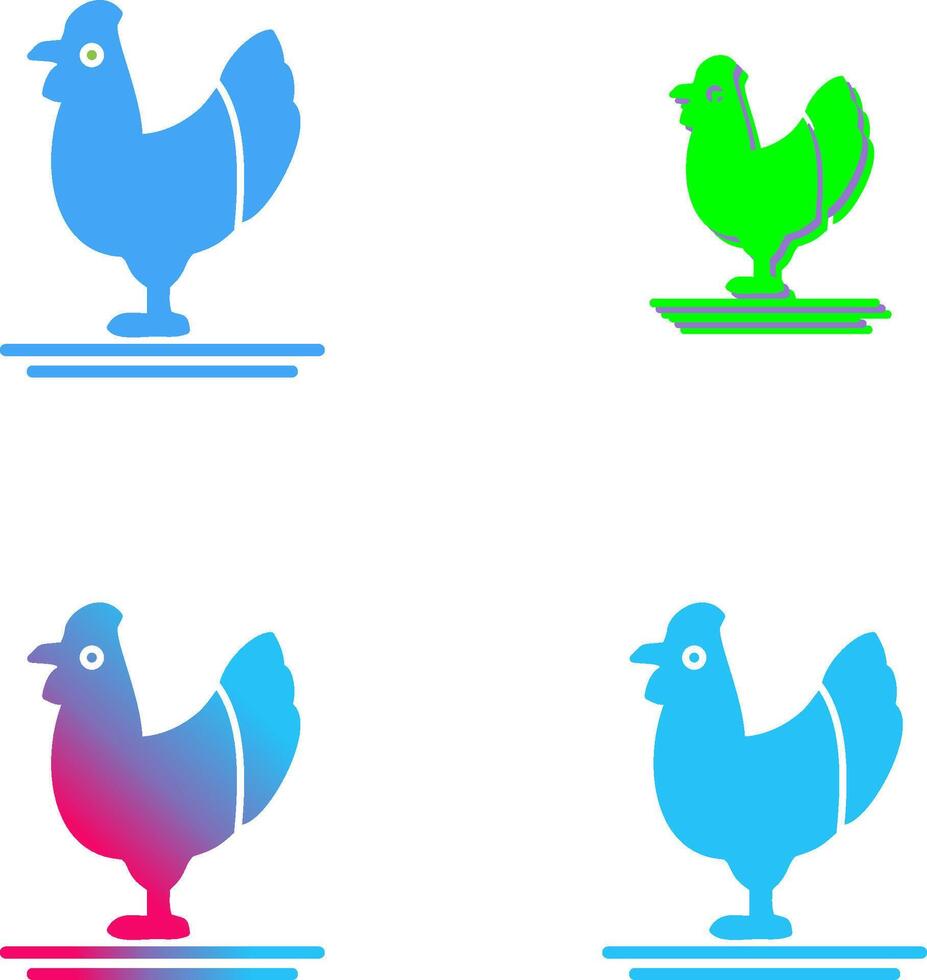 Poultry Icon Design vector