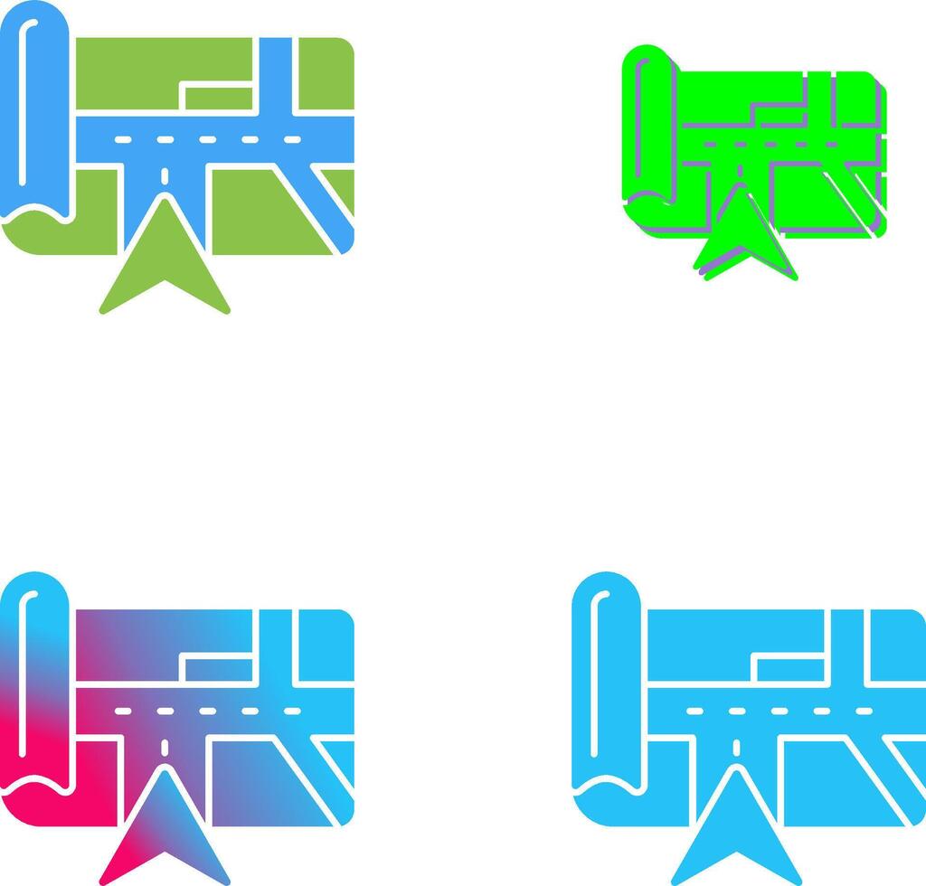 Navigation Icon Design vector