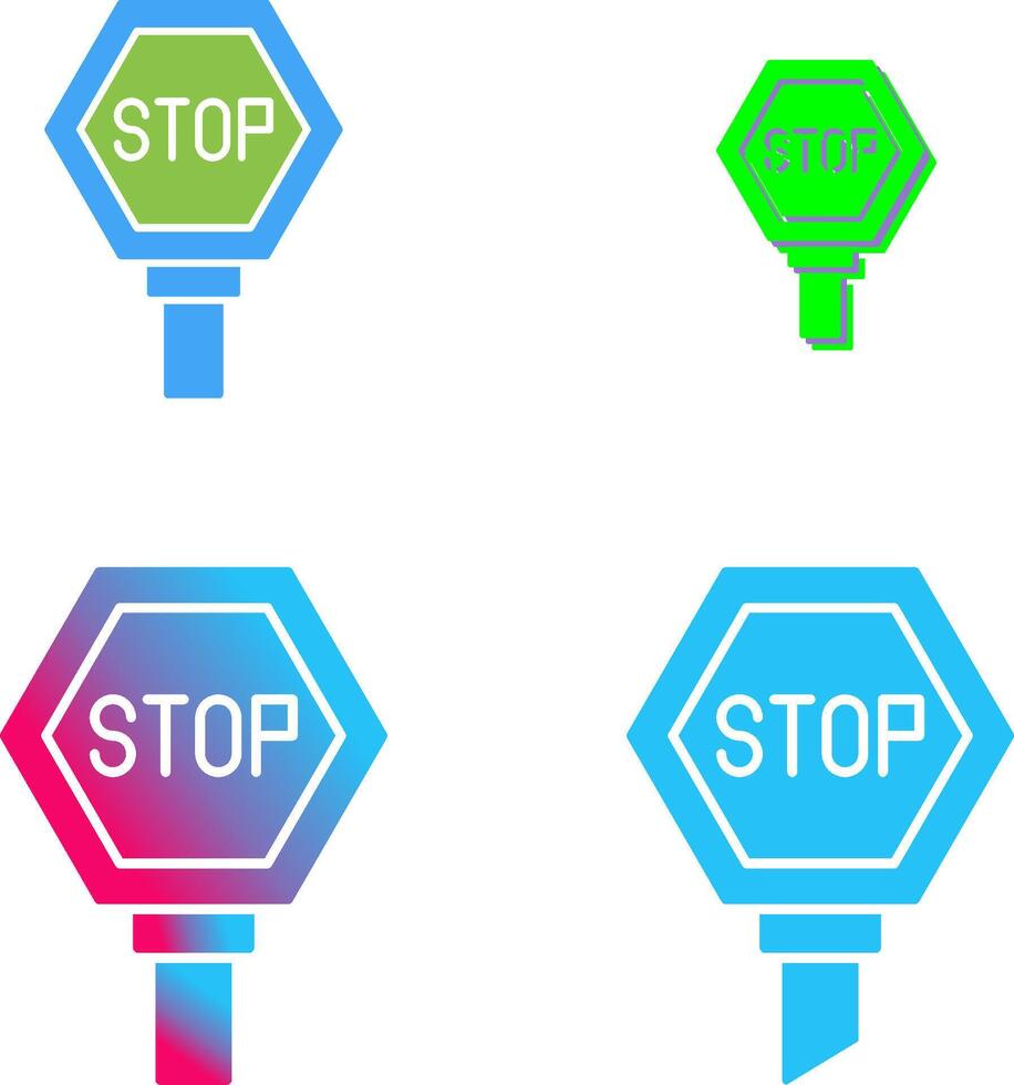 Stop Sign Icon Design vector