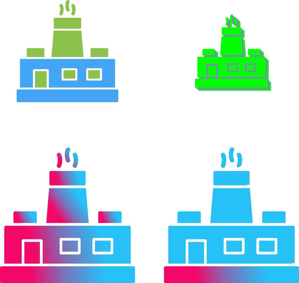 Factory Icon Design vector