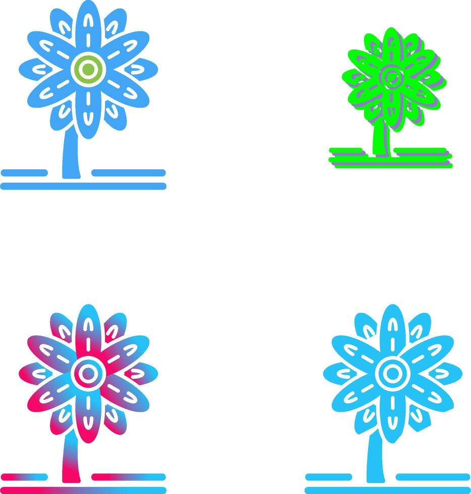 Daisy Icon Design vector