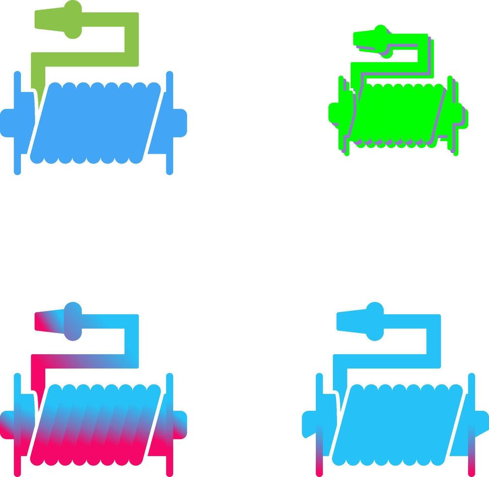 Water Hose Icon Design vector