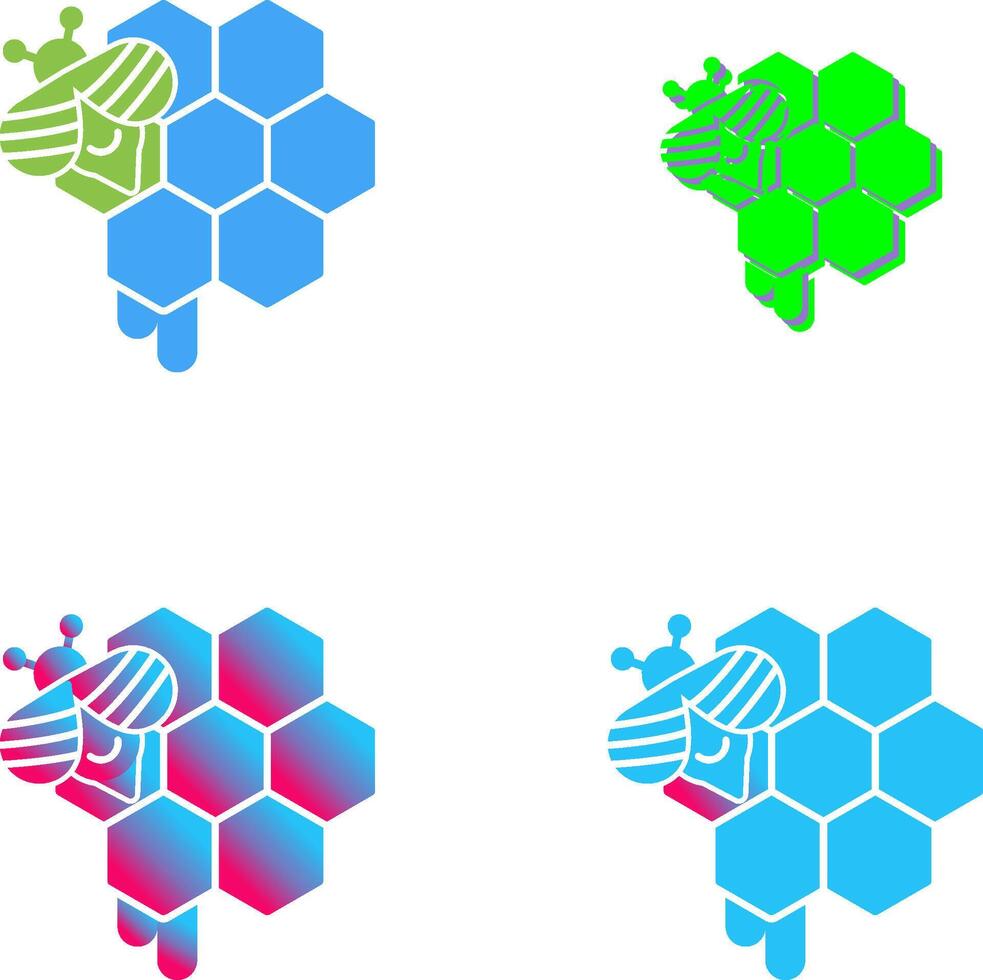 Honeycomb Icon Design vector