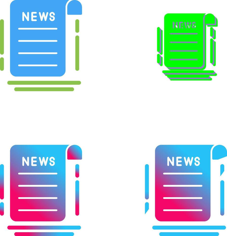 News Icon Design vector