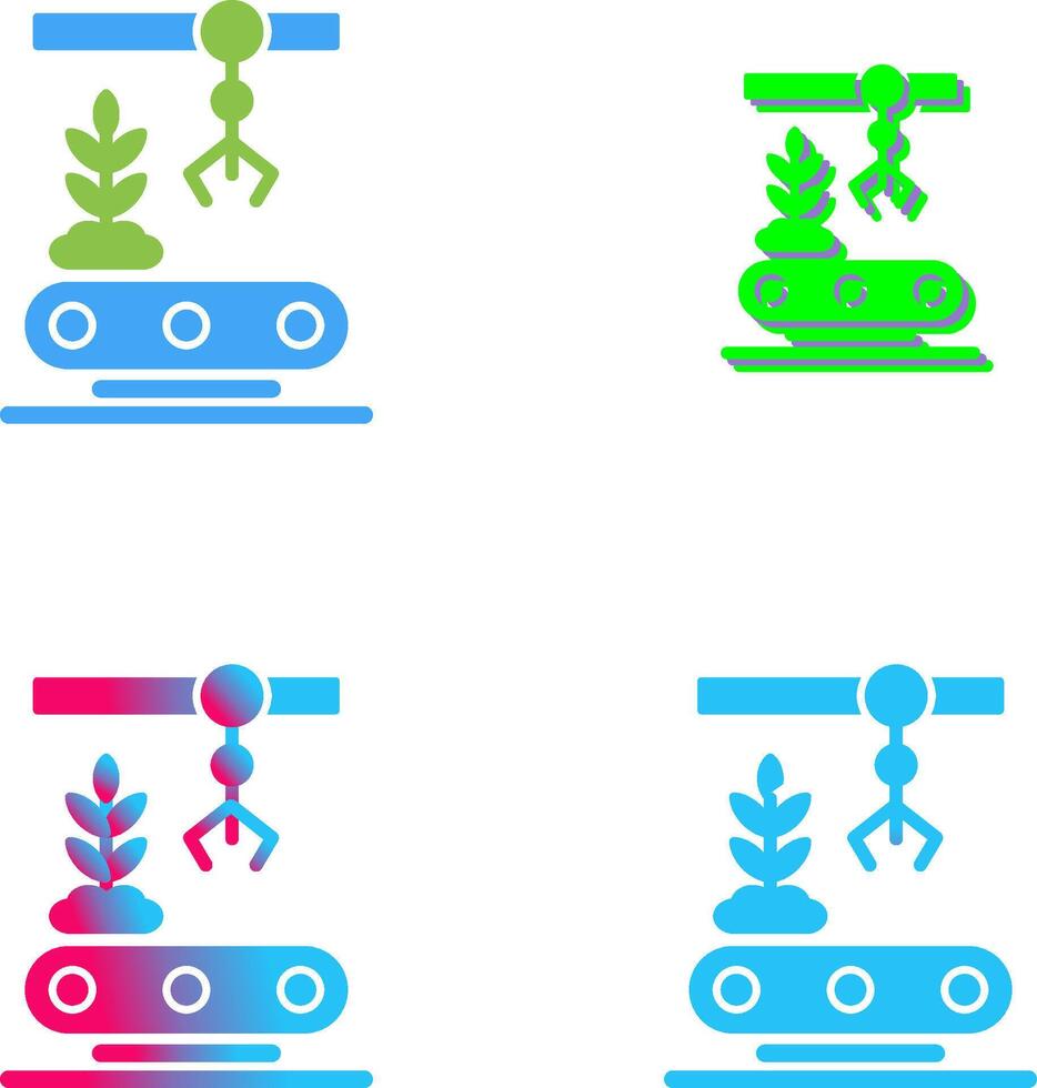 Conveyor Icon Design vector