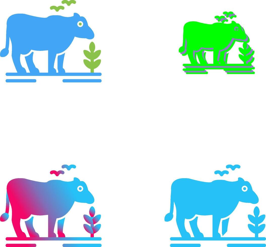 Cattle Icon Design vector