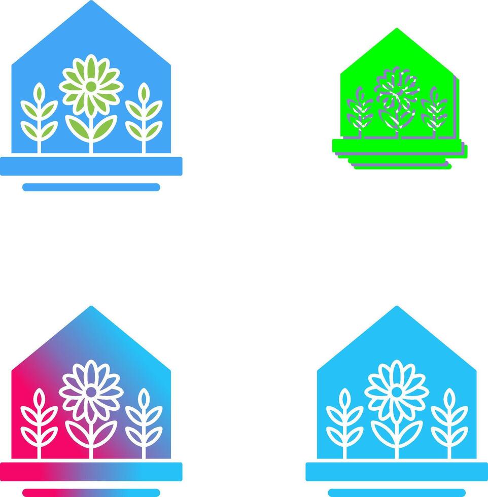 Farm House Icon Design vector