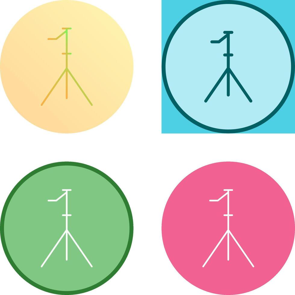 Unique Stand Icon Design vector