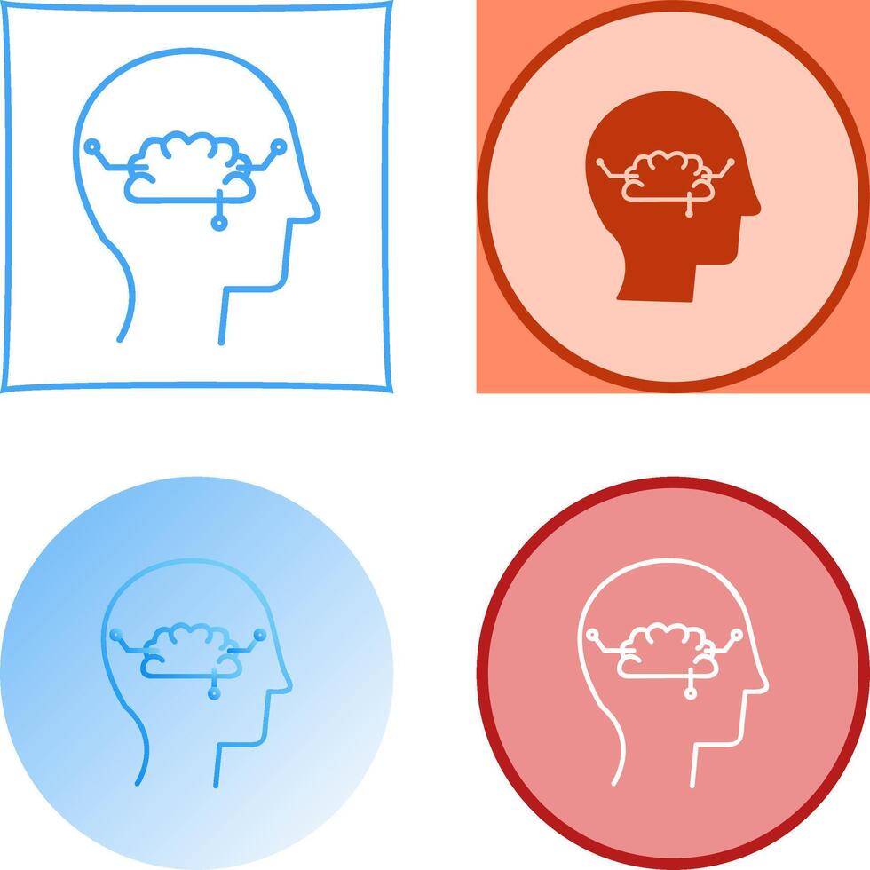 Thinking Icon Design vector