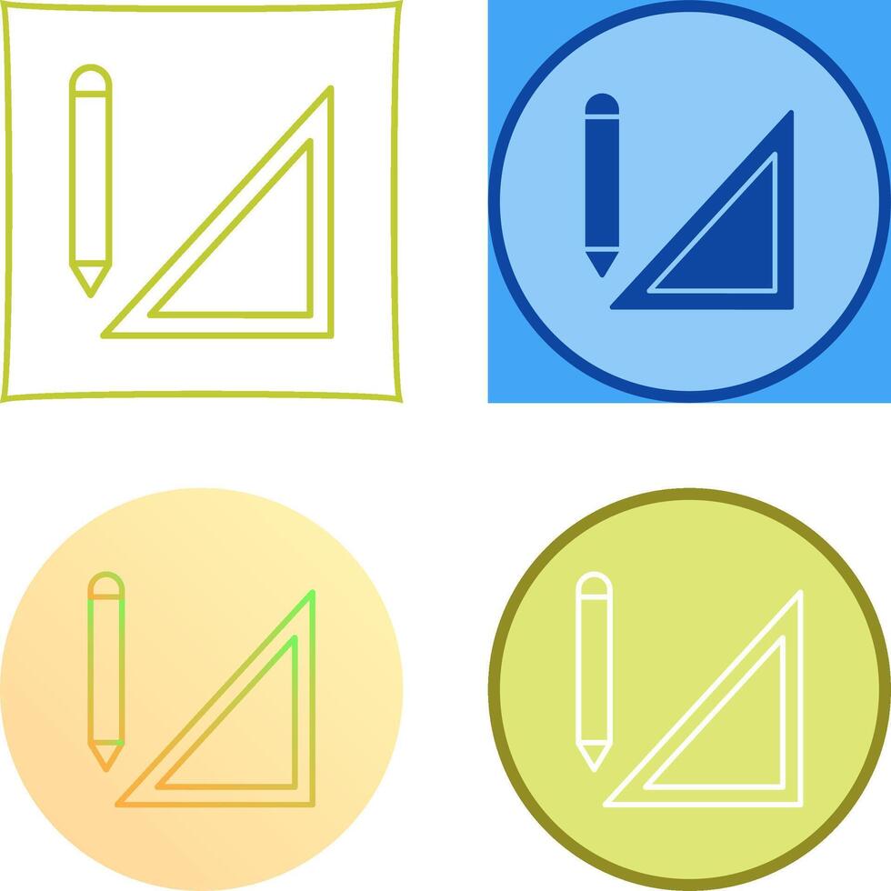 Drawing Tools Icon Design vector
