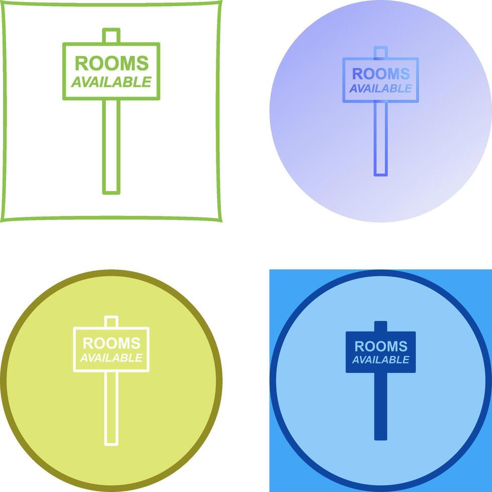 Rooms Icon Design vector