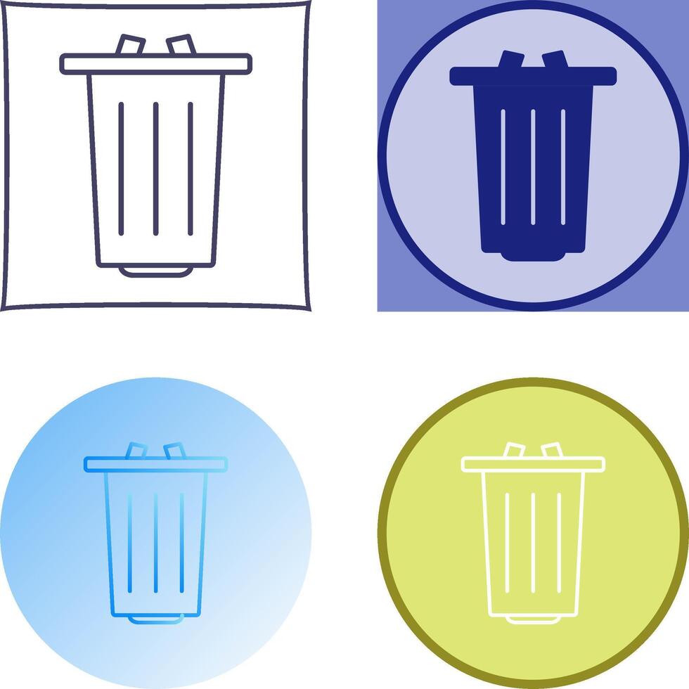 Garbage Icon Design vector