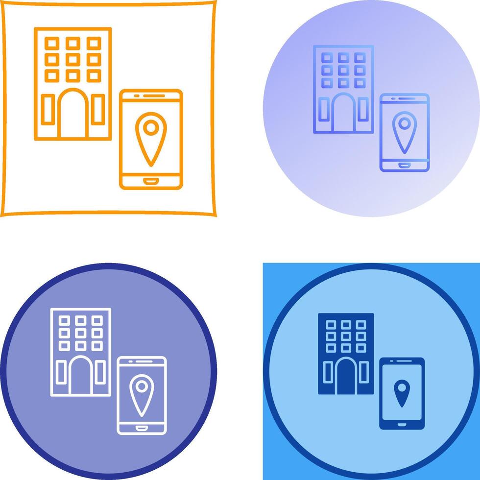 Find Hotel Icon Design vector