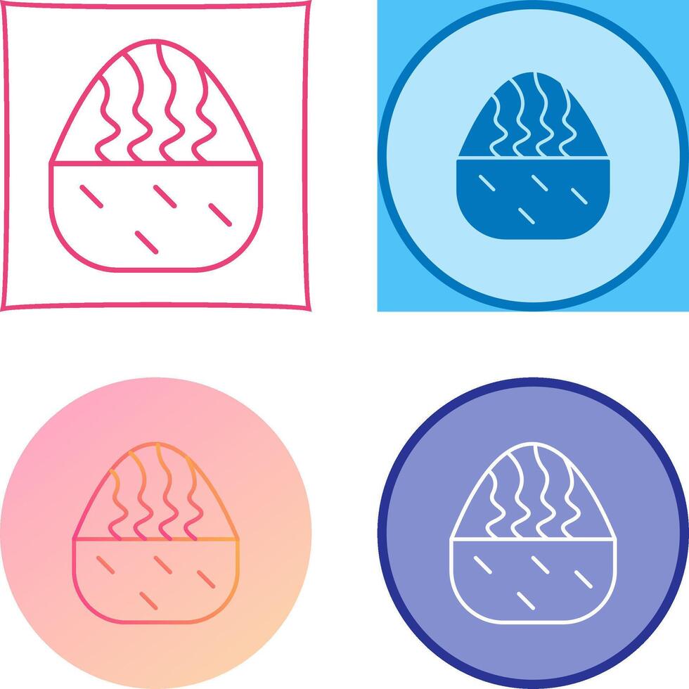 Cream Muffin Icon Design vector