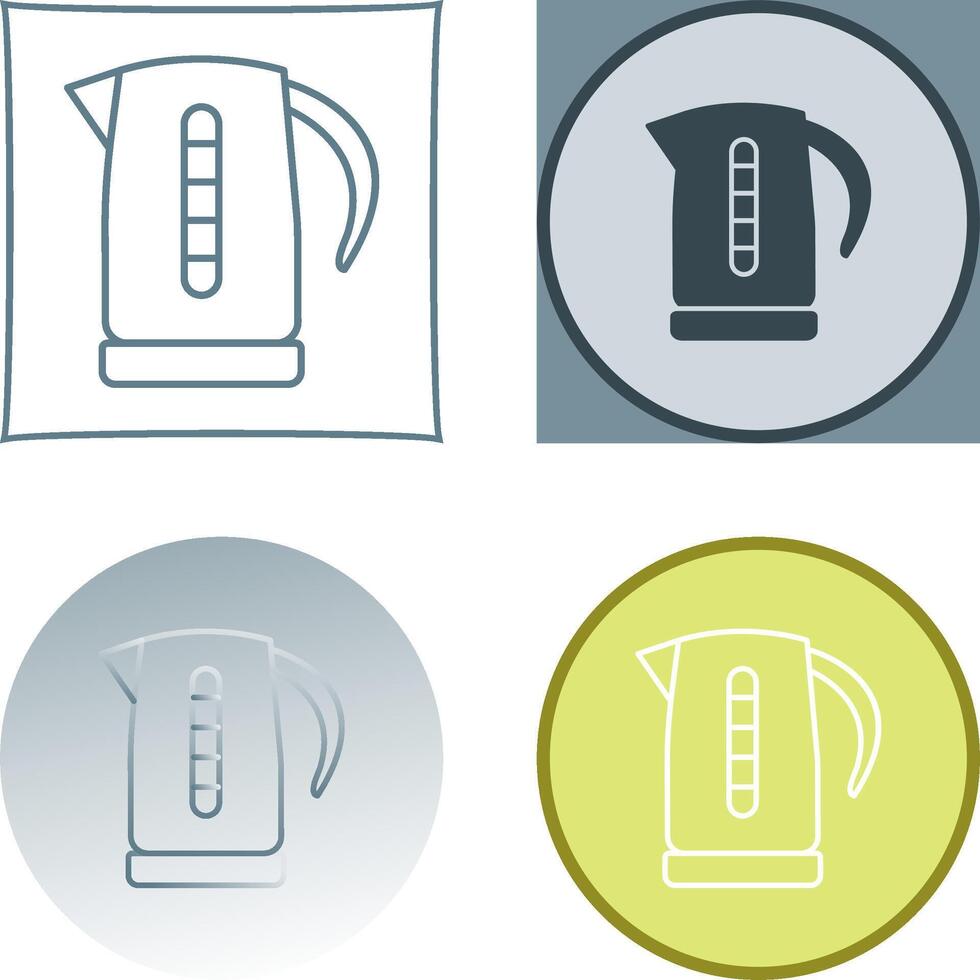Kettle Icon Design vector