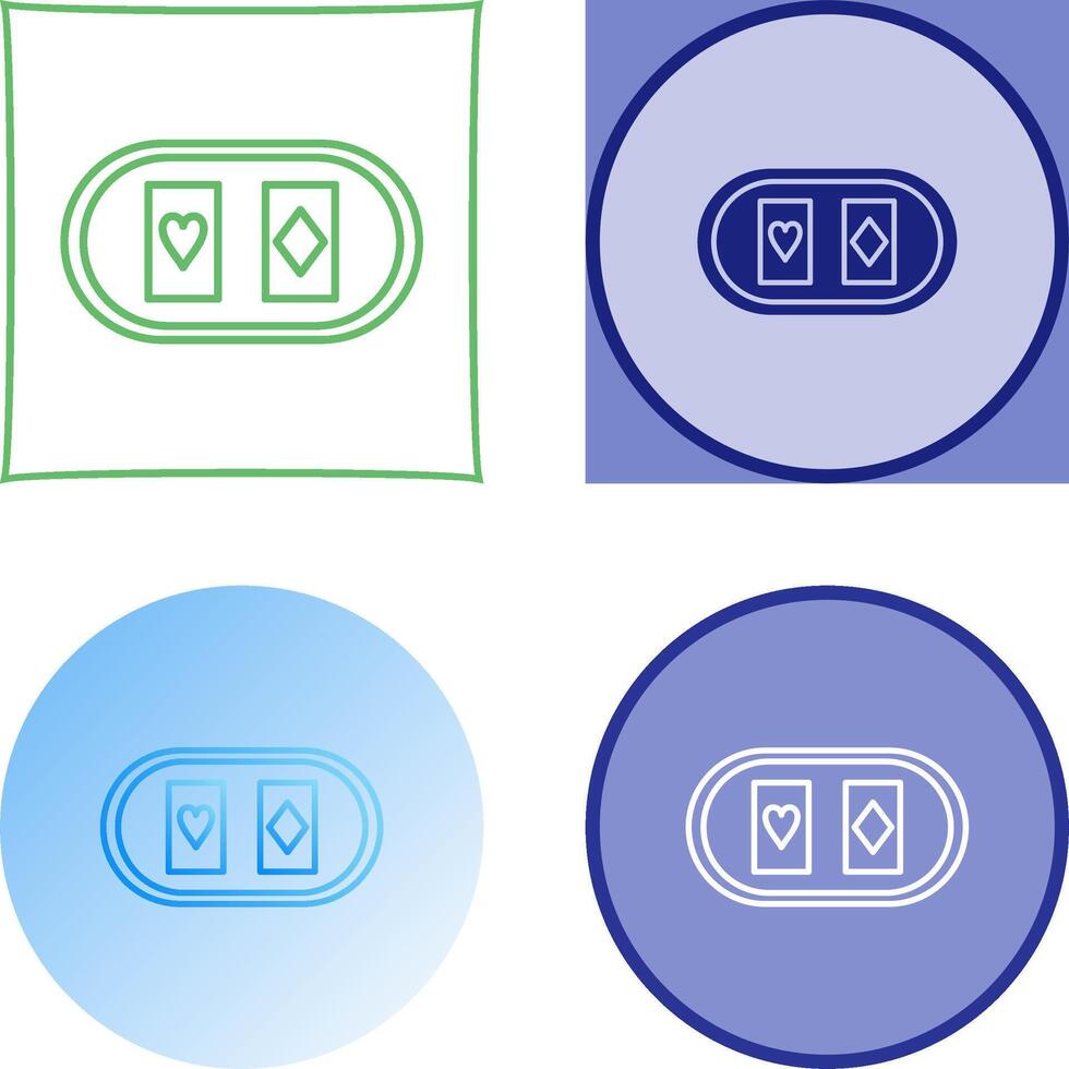 Cards Table Icon Design vector