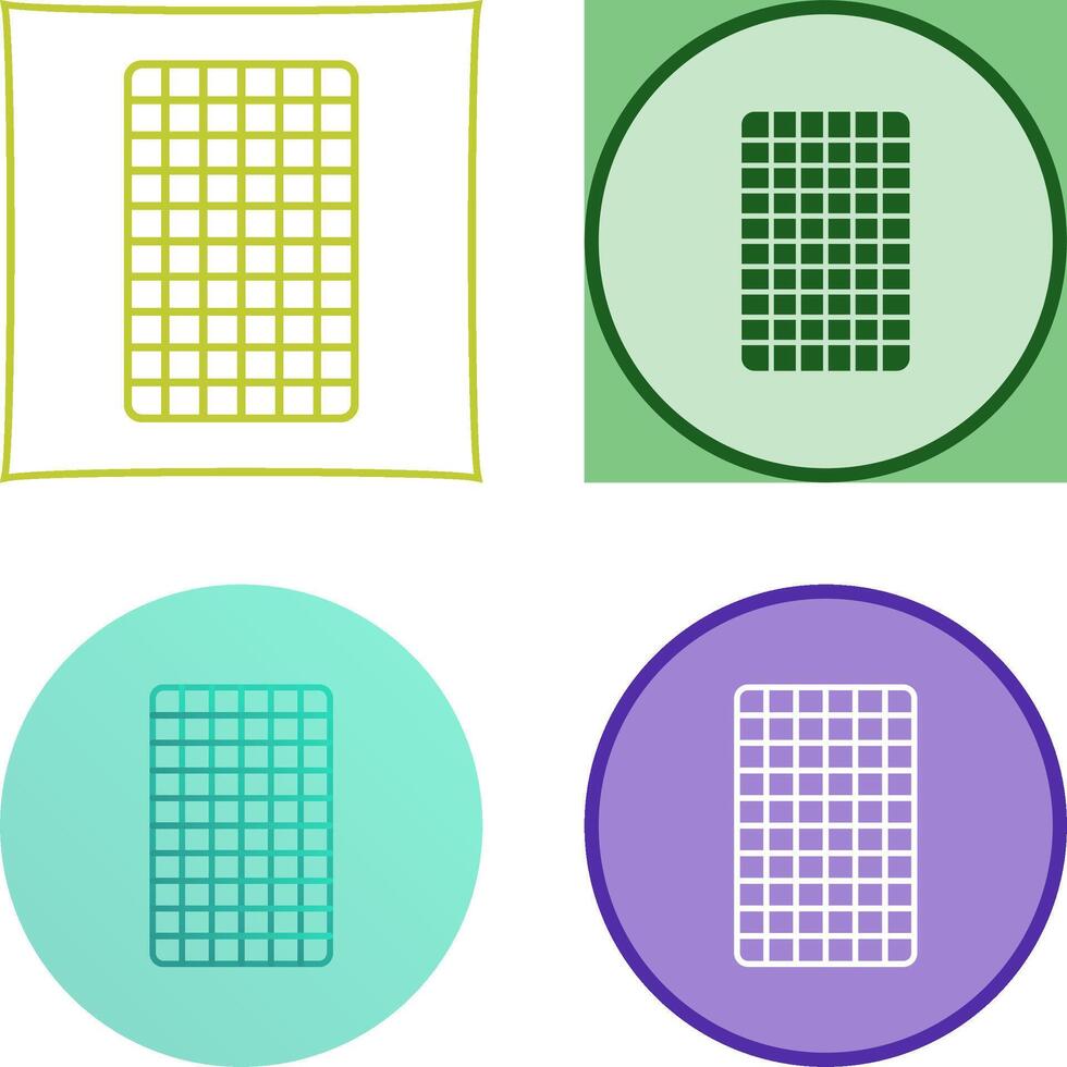 Card Backwards Icon Design vector