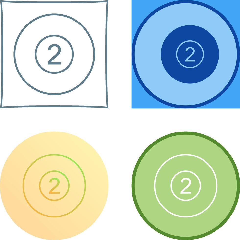 Pool Ball Icon Design vector
