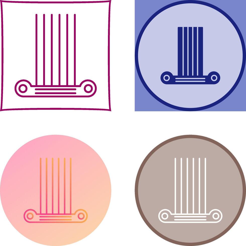 Column Icon Design vector