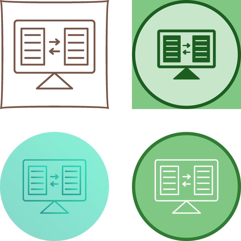 File Sharing Icon Design vector
