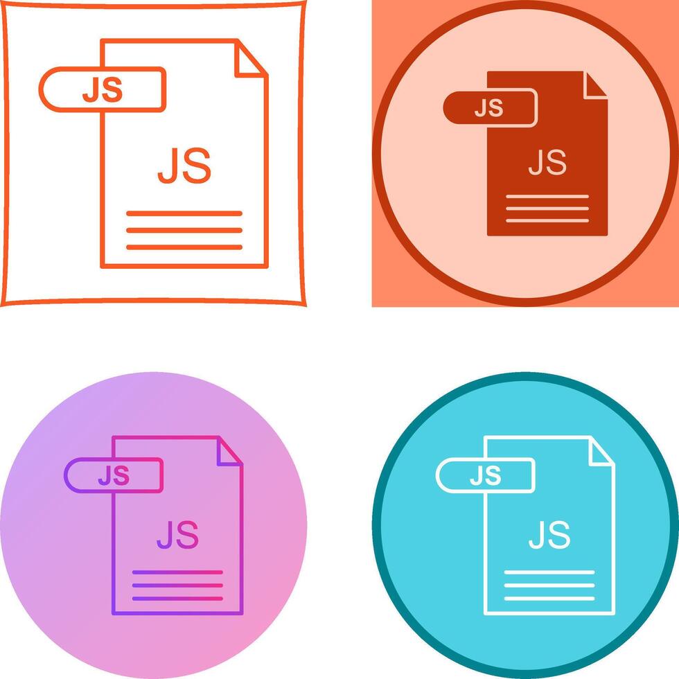 JS Icon Design vector