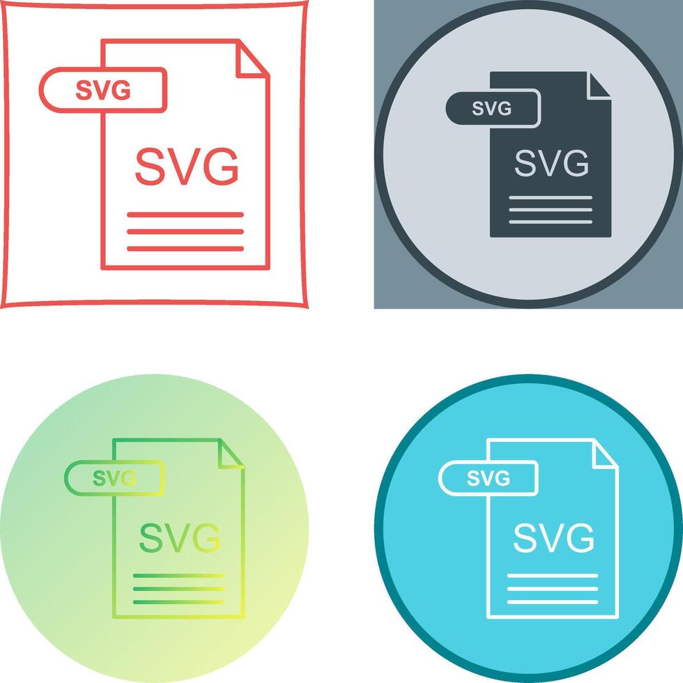 SVG Icon Design vector