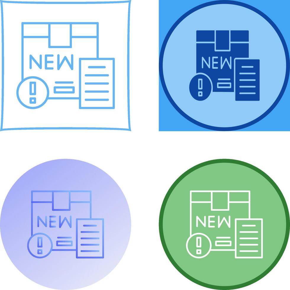 New Product Icon Design vector