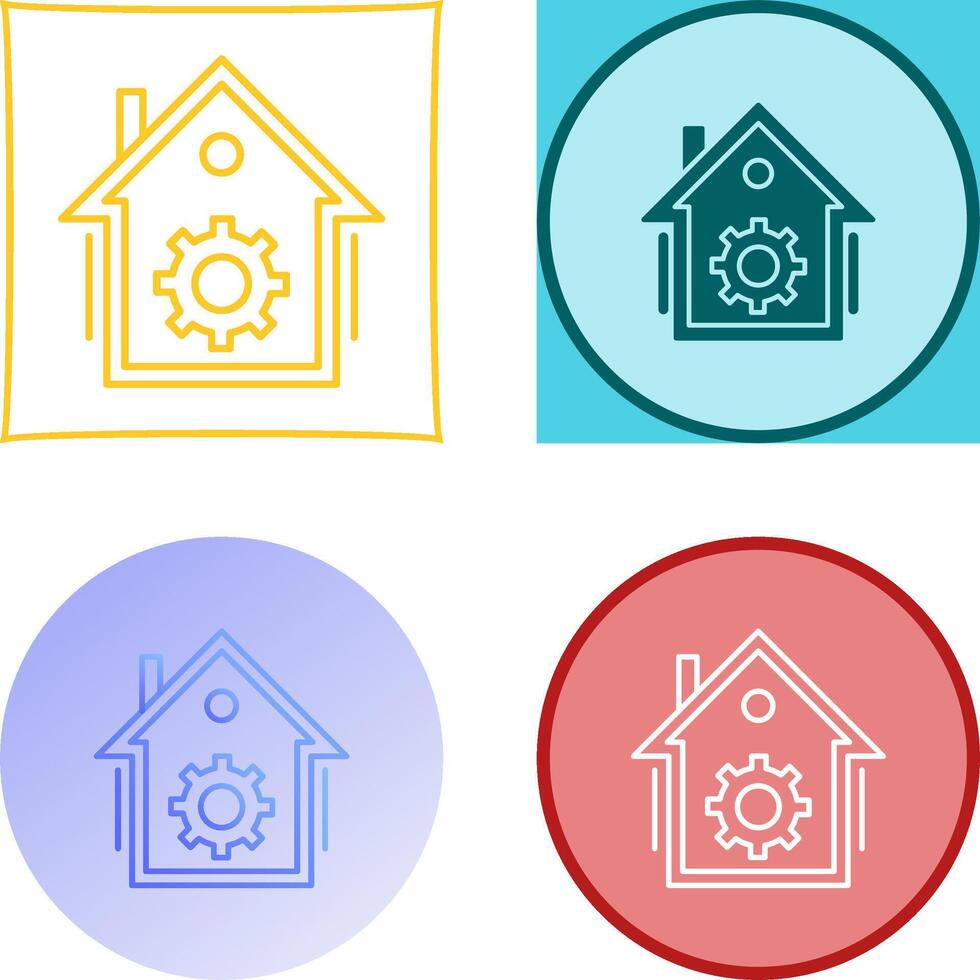 Home Automation Icon Design vector