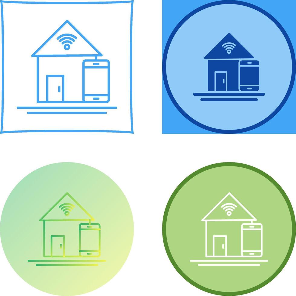 Home Automation Icon Design vector