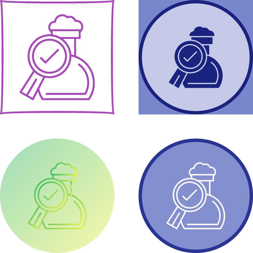 Experiment Icon Design vector