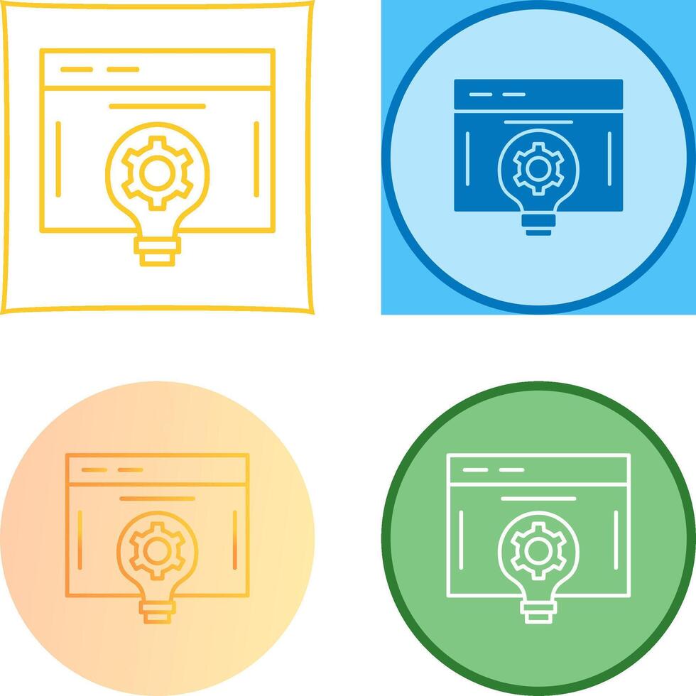 Inovation Icon Design vector