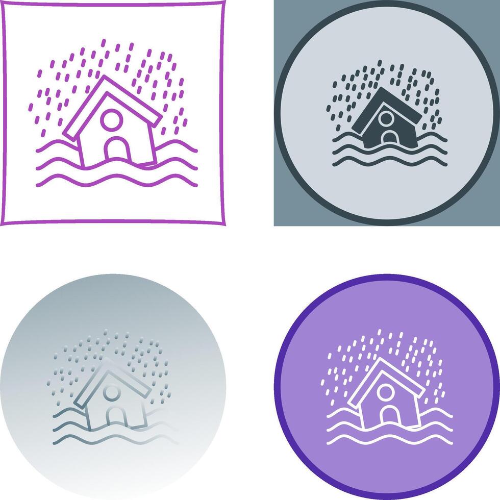 Disaster Icon Design vector