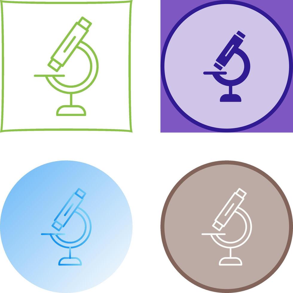 Microscope Icon Design vector