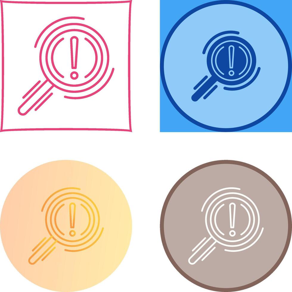 Problem Icon Design vector