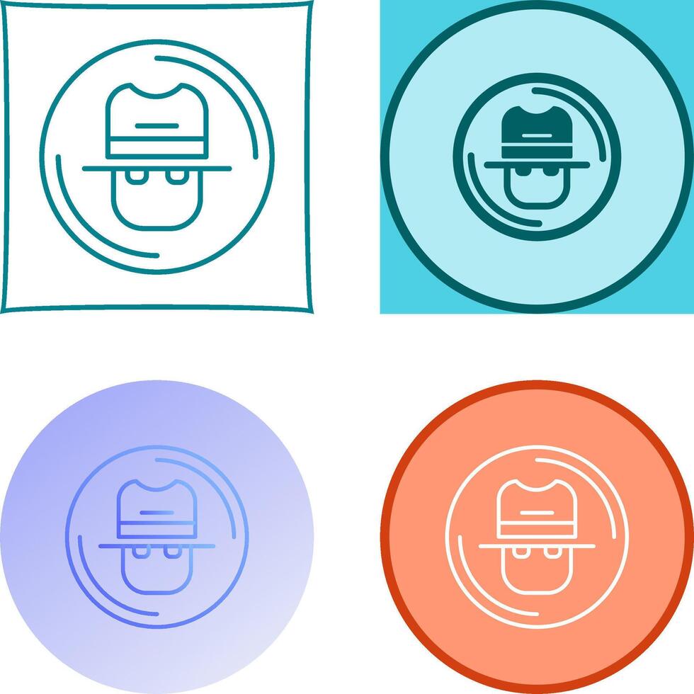Spy Icon Design vector