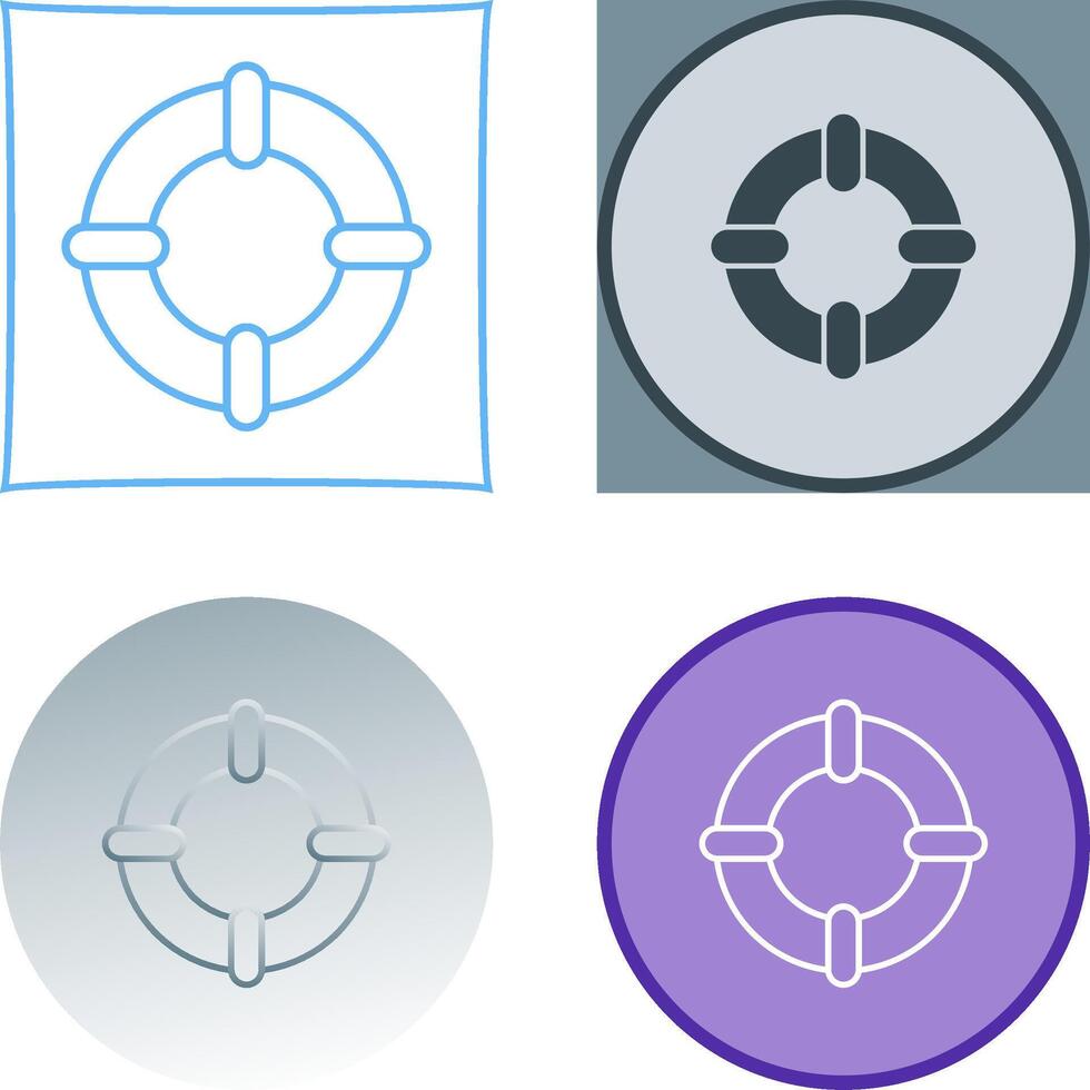 Life Saver Icon Design vector