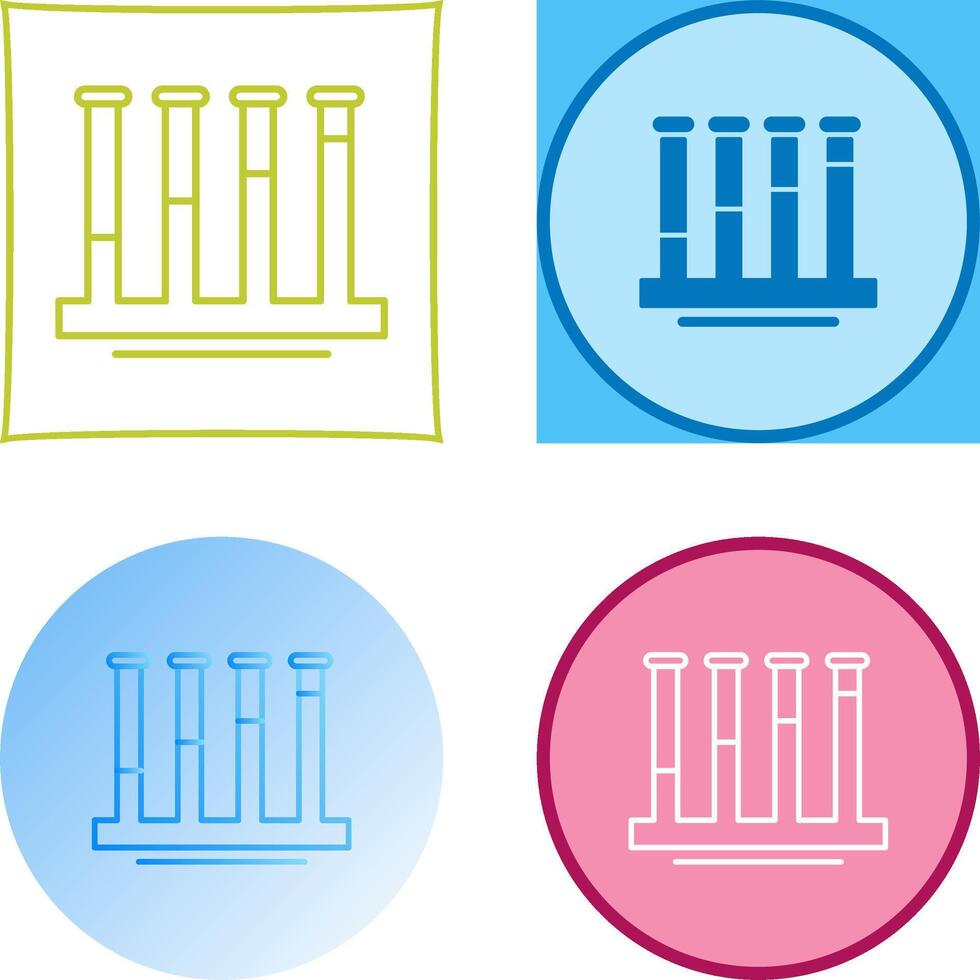 Communicating Vessels Icon Design vector