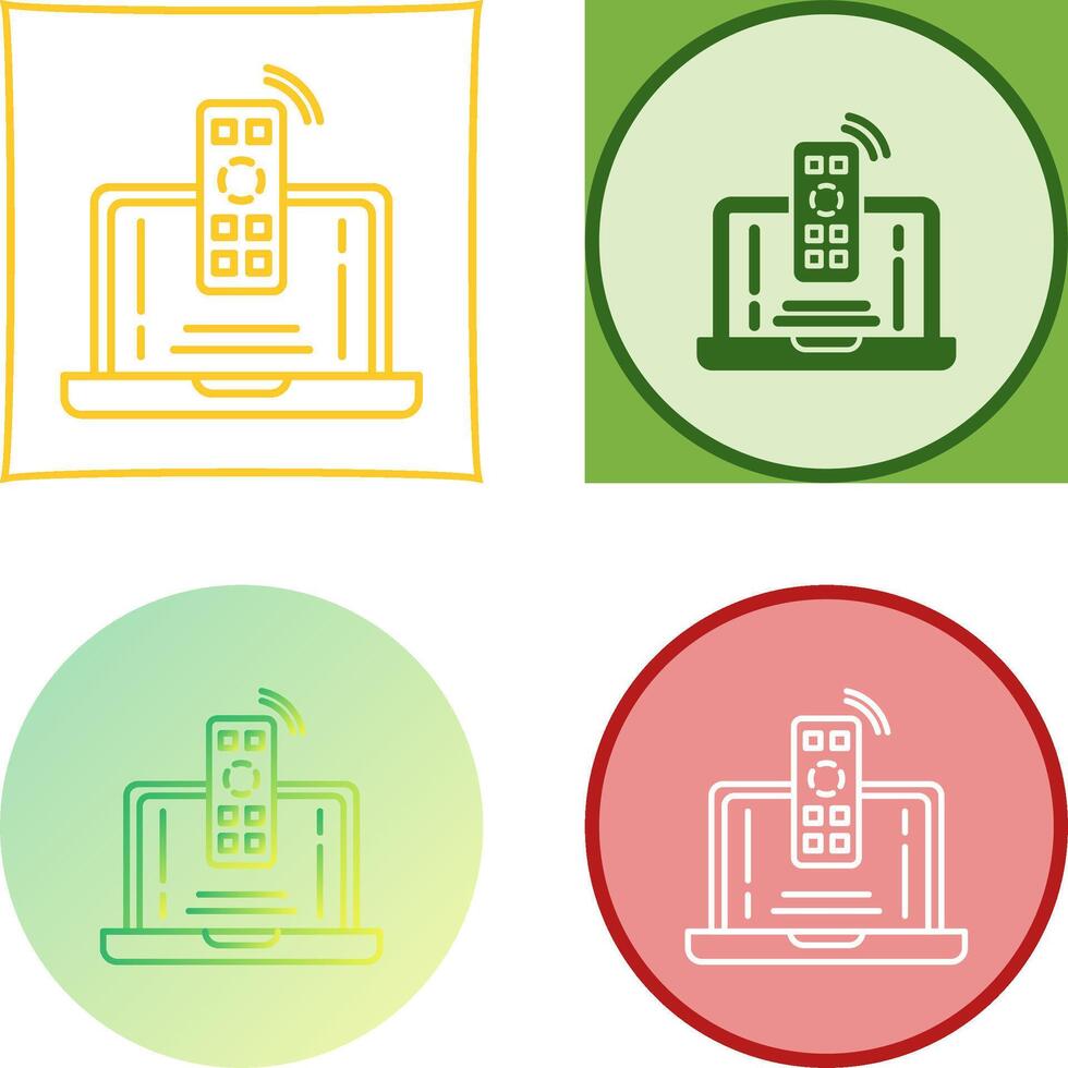 Remote Icon Design vector