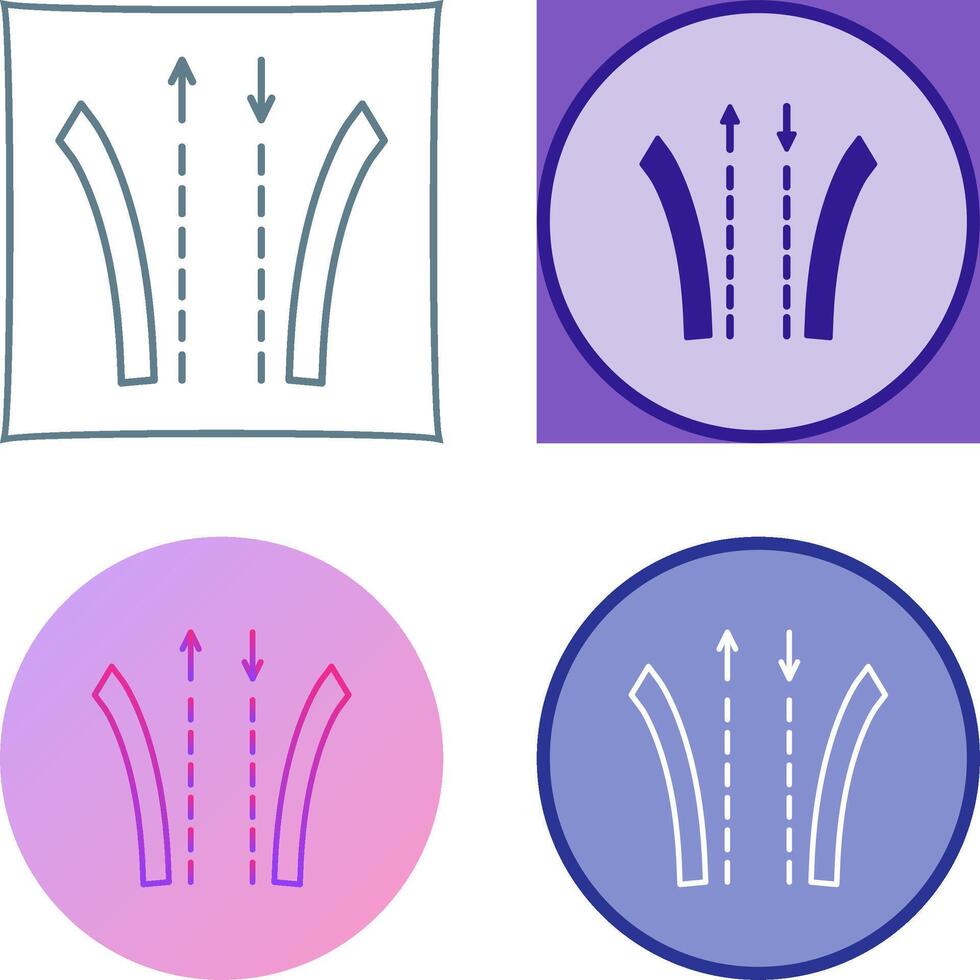 Way Icon Design vector