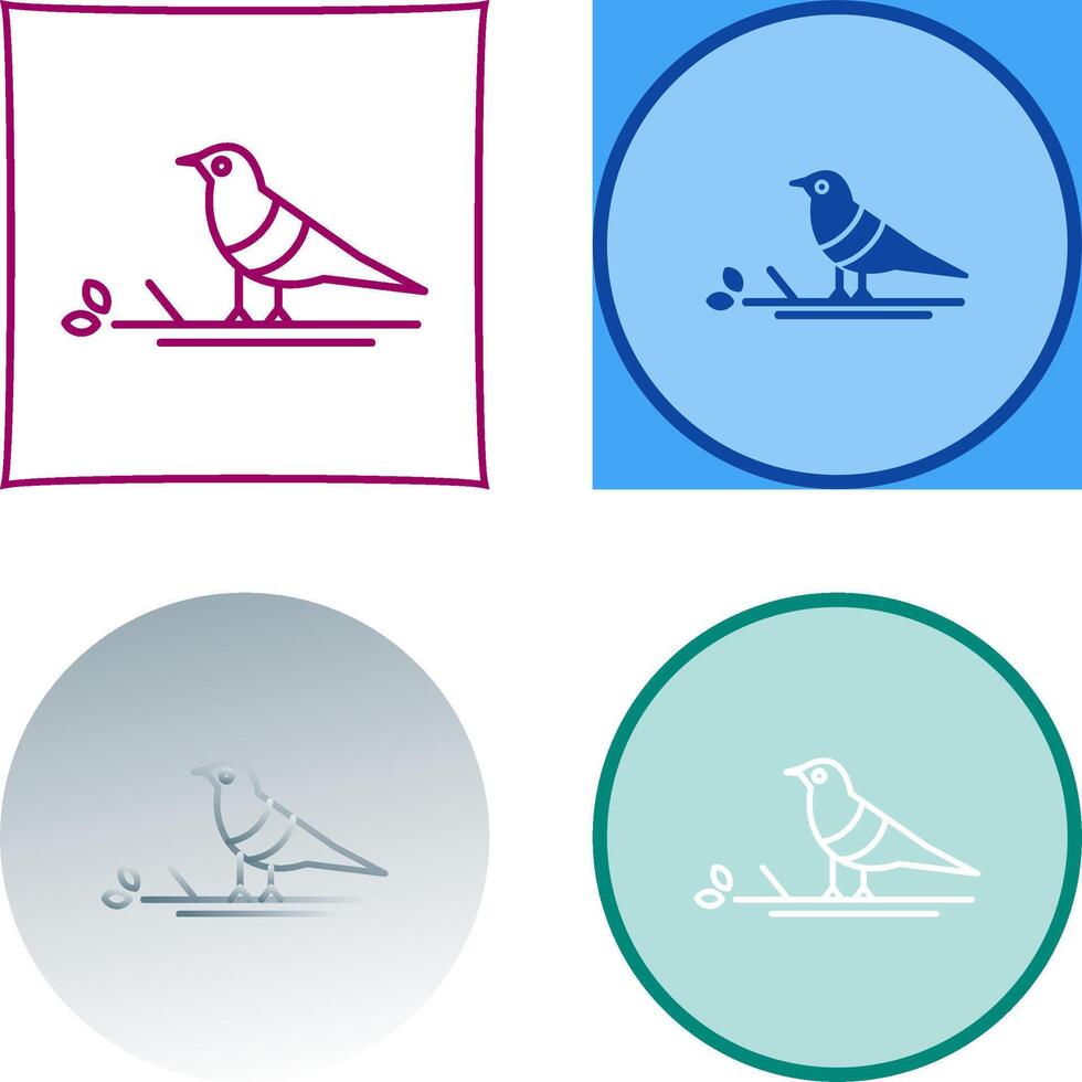 Bird Icon Design vector