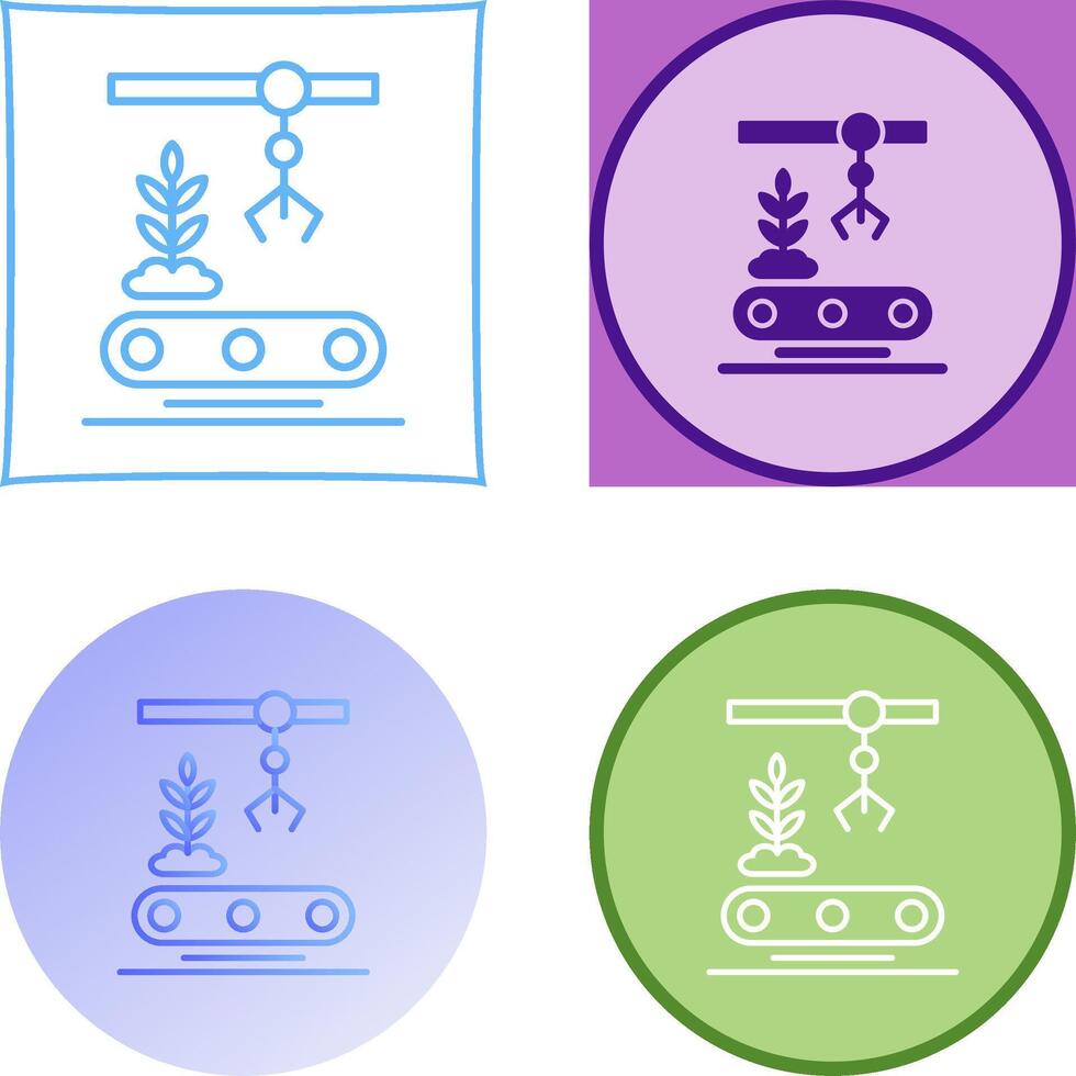 Conveyor Icon Design vector