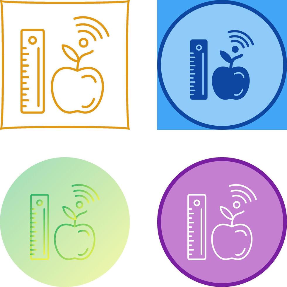 Measure Icon Design vector