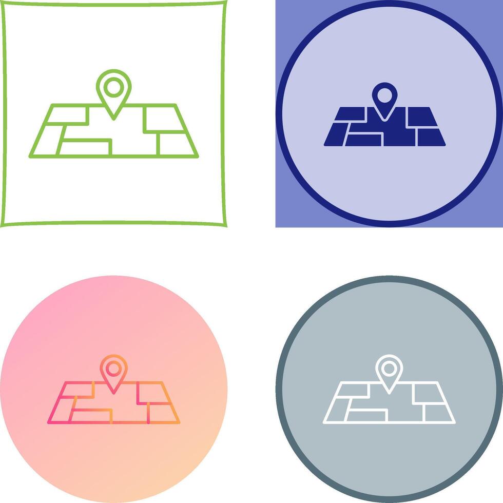 Map Icon Design vector