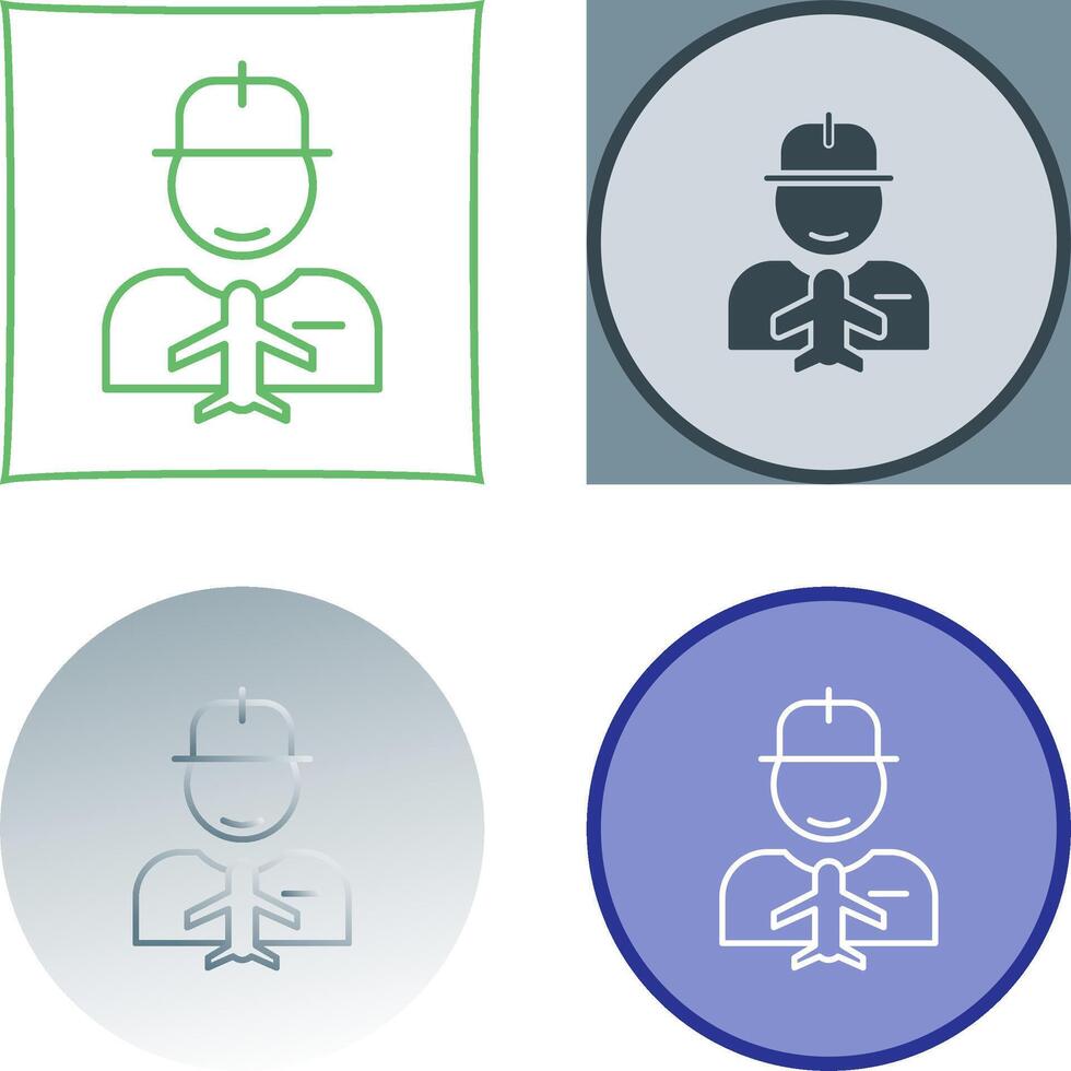Worker Icon Design vector