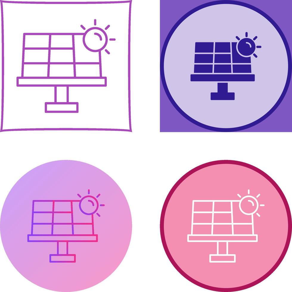 Solar Energy Icon Design vector