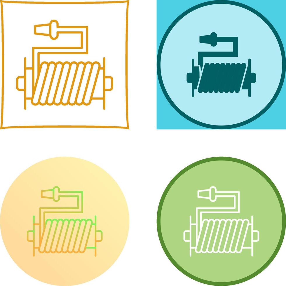 Water Hose Icon Design vector